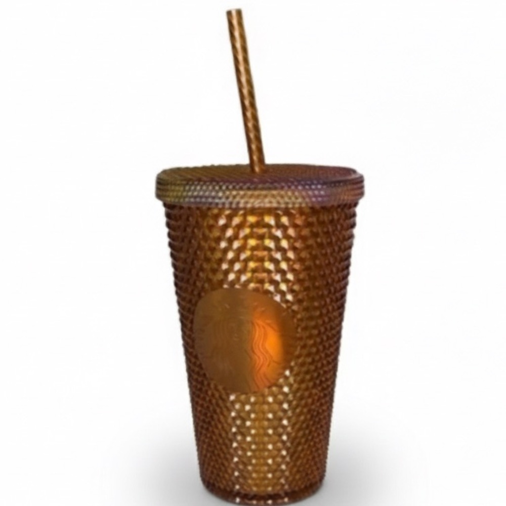 Starbucks 2021 Ltd Edition 50Yrs Copper Gold Studded 16 oz Tumbler Never used